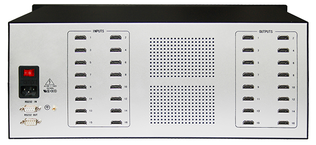 16進16出HDMI矩陣MAX1616HD