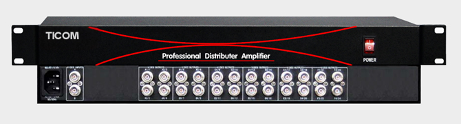 1進24出視(shì)頻(pín)分(fēn)配器(qì)MAX0124V