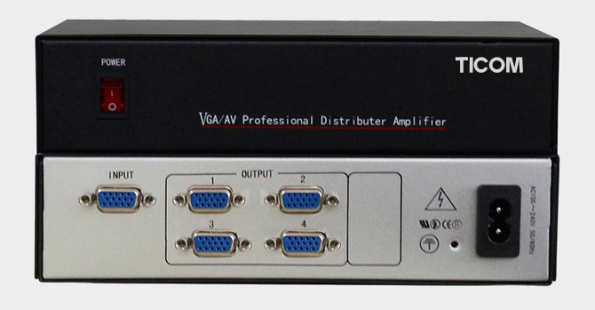 1進04出VGA分(fēn)配器(qì)MAX0104GA